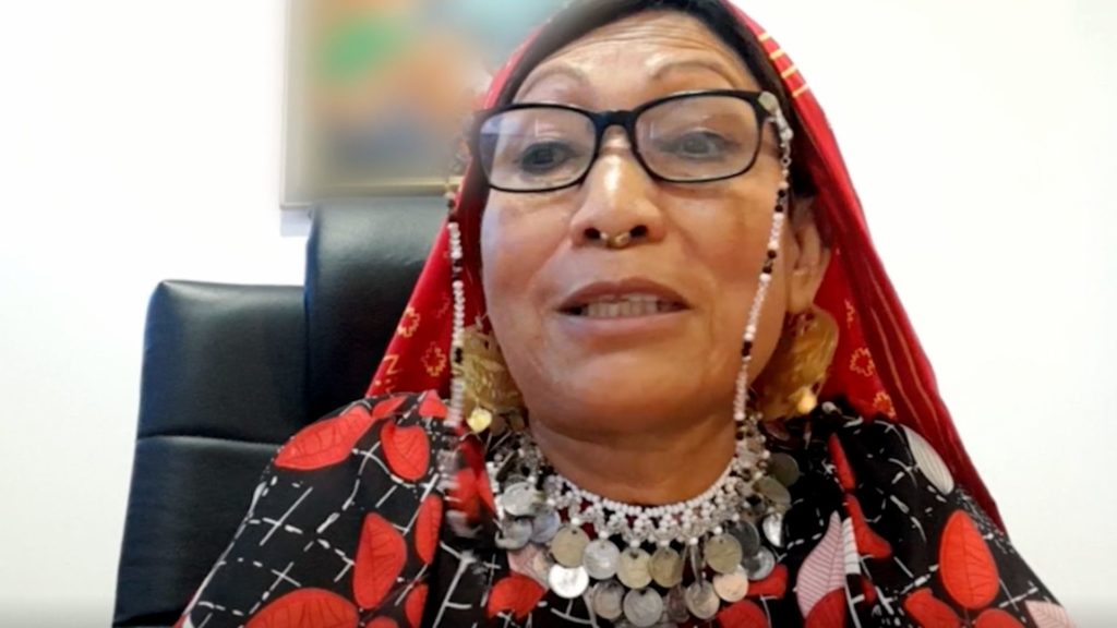Petita Ayarza stands up for women’s rights and indigenous rights  in Panama’s National Assembly