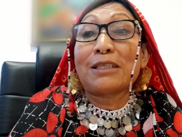 Petita Ayarza stands up for women’s rights and indigenous rights  in Panama’s National Assembly